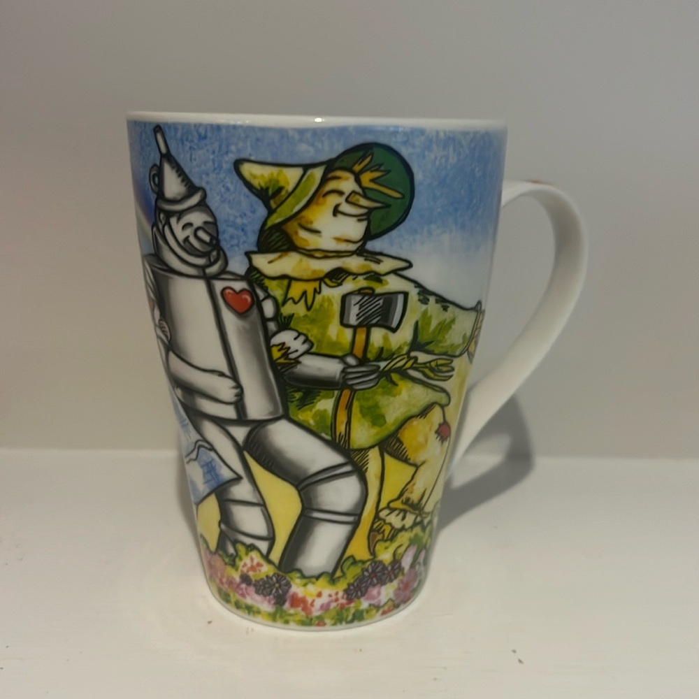 Wizard Of OZ Character 14 ounce We're Off To See The Wizard Porcelain Tall Mug